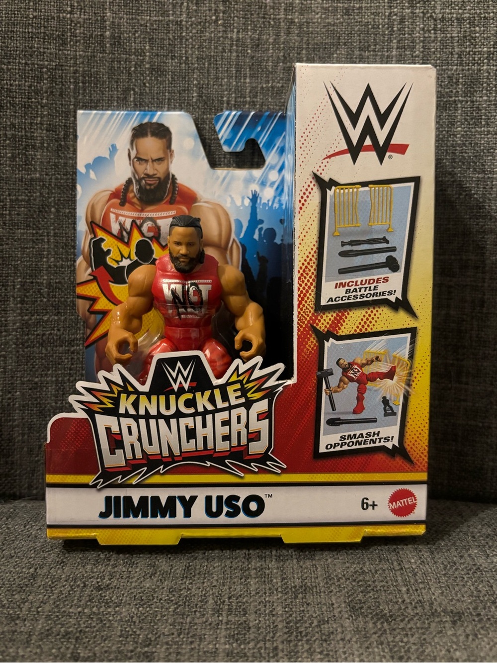 Jimmy Uso WWE Knuckle Crunchers Mini Action Figure Brand New